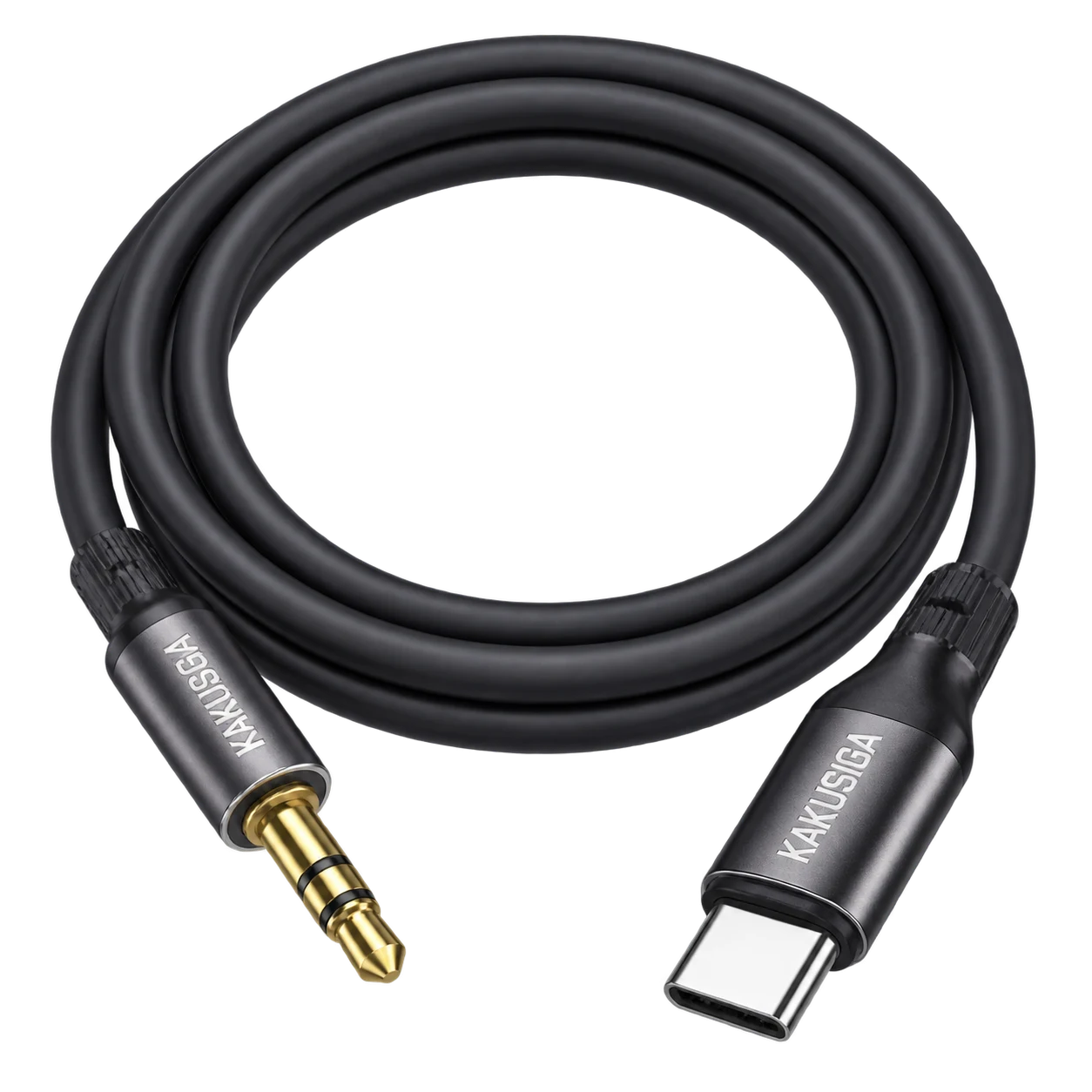 Kakusiga KSC-895 სილიკონის აუდიო კაბელი 3.5mm to Type-C