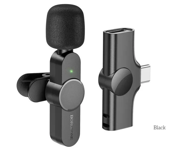 Borofone BFK12 Беспроводной петличный микрофон Type-C