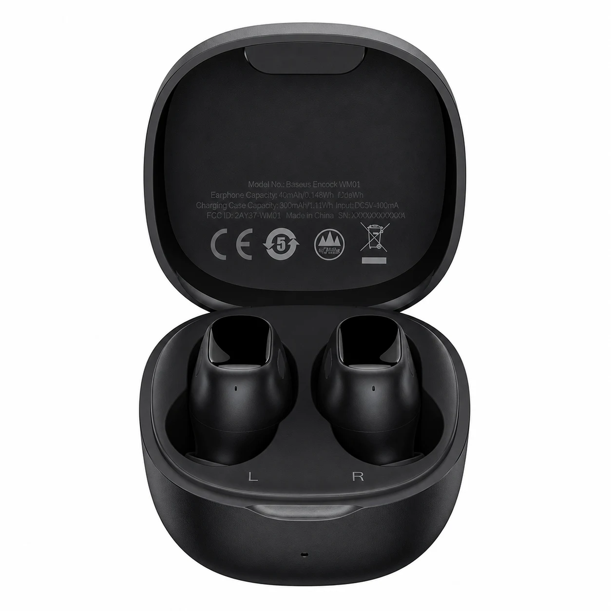 Baseus Encock True Wireless Earphone WM01 Black