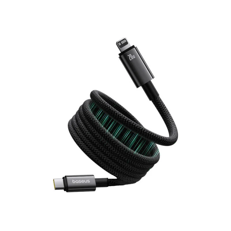 Baseus Tungsten Gold Magnetic Charging Cable USB-C to iP 20W 1m P10319805111-01 Cluster Black