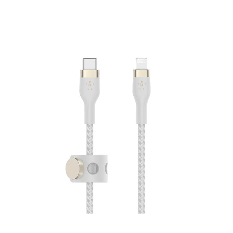 Belkin Boostcharge PRO Flex USB-c to Lightning 1M CAA011bt1MWH White