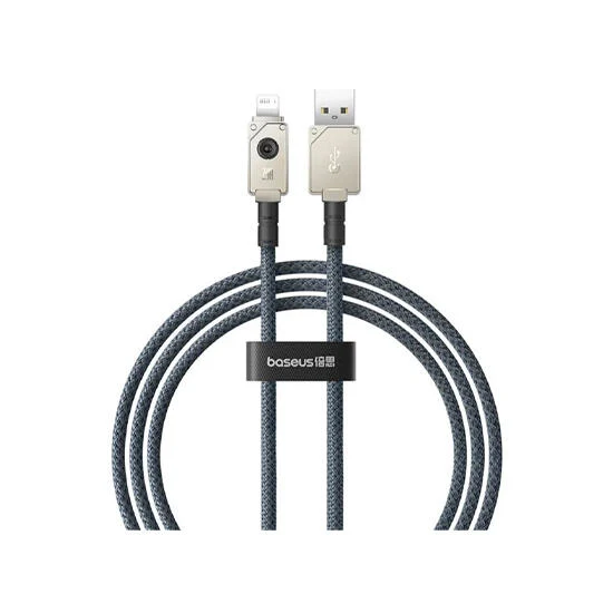 Baseus Unbreakable Series Fast Charging Data Cable USB to IP 2.4A 1m P10355802221-00 Stellar White