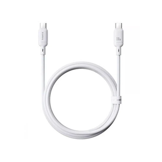 Baseus Silky Series Fast Charging Cable Type-C to Type-C 100W 1m P10377704213-00 Moon White
