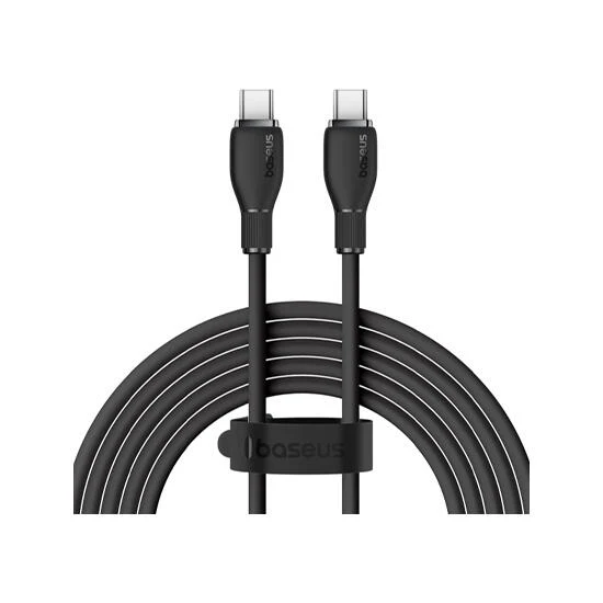 Baseus Pudding Series Fast Charging Cable Type-C to Type-C 100W 2m P10355702111-B2 Cluster Black