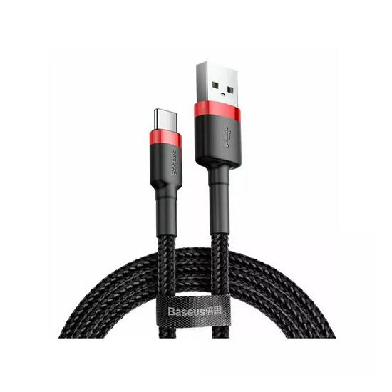 Baseus Cafule Cable USB For Type-C 2A 3m CATKLF-U91 Red/Black