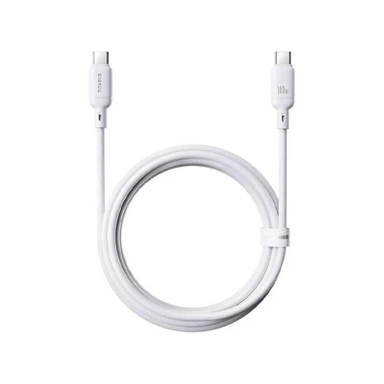Baseus Silky Series Fast Charging Cable Type-C to Type-C 100W 2m P10377704213-01 White