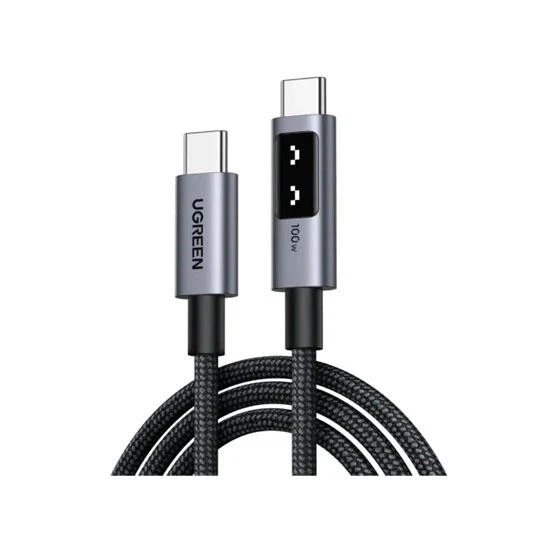 Ugreen Uno USB-C to USB-C PD Fast Charging Cable 5A Max 1m 35501 Black