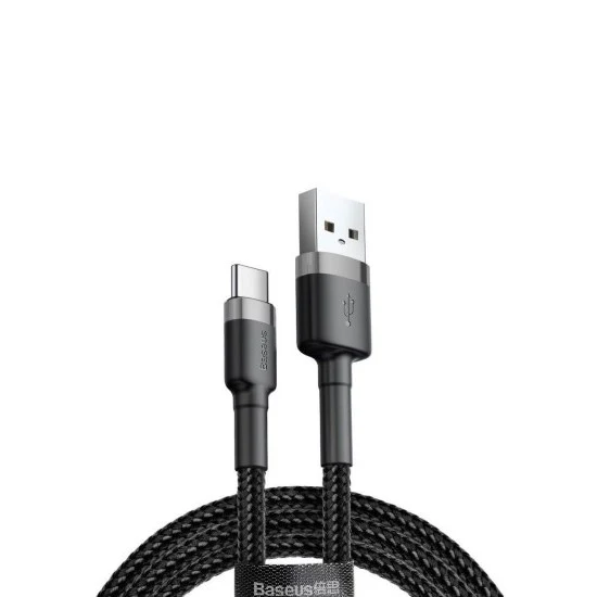 Baseus Kevlar USB Cable Type-C 3A 1m CATKLF-BG1 grey/black
