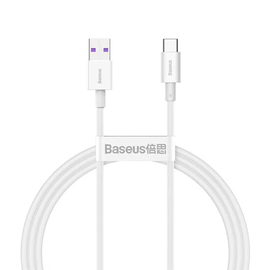 Baseus Superior Series Fast Charging Data Cable USB to Type-C 66W 1m CATYS-02 White