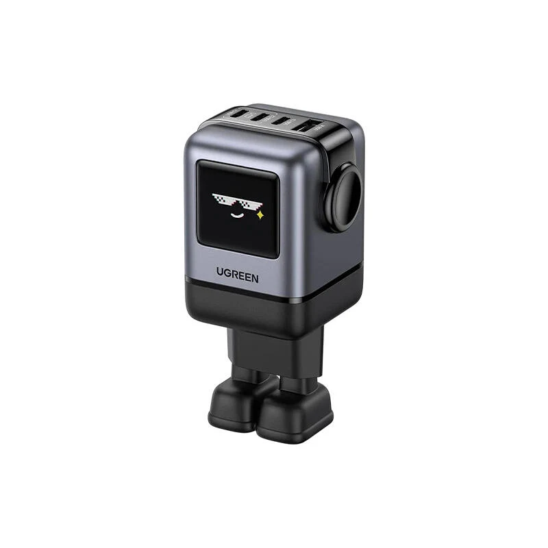Ugreen Nexode Uno RobotGaN 100W Wall Charger 45515B Grey
