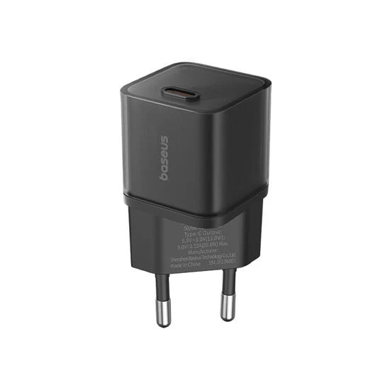 Baseus GaN5S Fast Charger 1C 20W EU P10162503113-00 Black