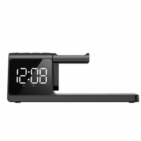 Havit W3042  Wireless Charger 15W With Alarm Clock Black