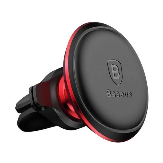 Baseus Magnetic Air Vent Car Mount Holder With Cable Clip SUGX-A09 Red