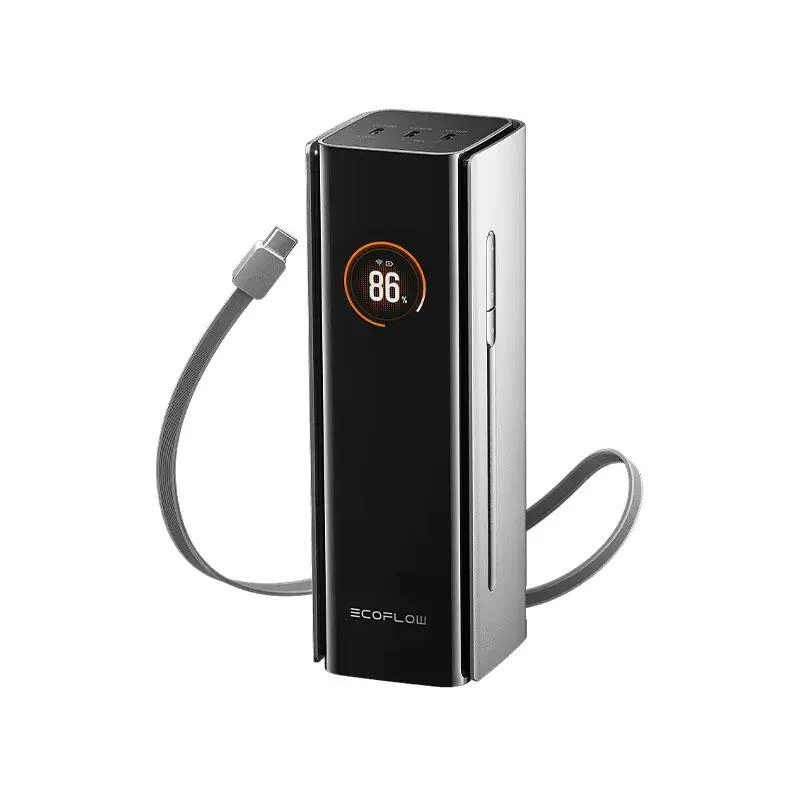 Ecoflow Rapid Pro Power Bank 20000mAh 100W Built in Cable Black