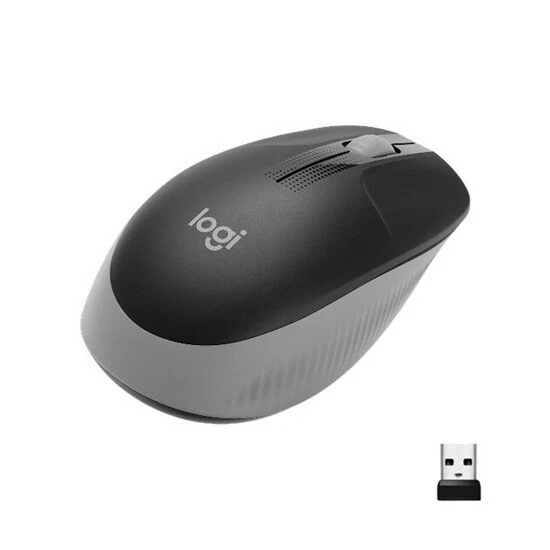 Logitech Full-size mouse M190 Grey