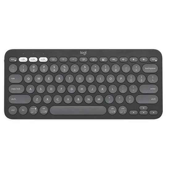 Logitech Pebble Keys 2 K380s Bluetooth Keyboard Graphite