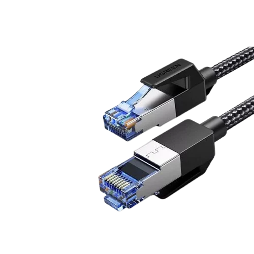 Ugreen Cat8 Pure Copper Ethernet Cable Round Braided OD5.5mm 1.5m 80430 Black