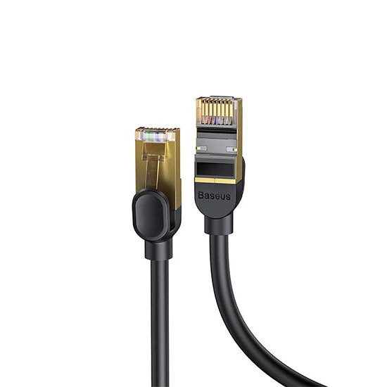 Baseus high Speed Seven types of RJ45 10 Gigabit network cable 1m WKJS010101 Black
