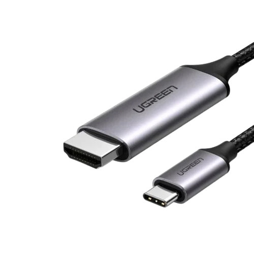 Ugreen USB-C to HDMI Male to Male Cable Aluminum Shell 1.5m 50570 Black Grey