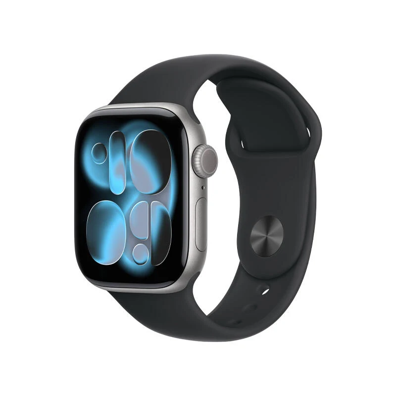 Apple Watch Series 11 GPS 42mm Space Grey Aluminium Case With Black Sport Band MEQW4 S/M