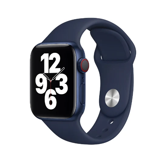 Sport Band For Apple Watches Series 42/44/45mm L Navy blue