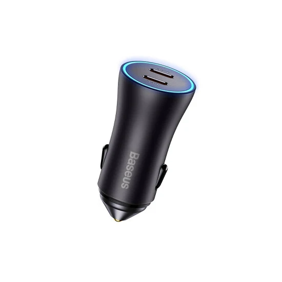Baseus Golden Contactor Pro Dual Fast Car Charger CC 40W CGJP000013 Grey