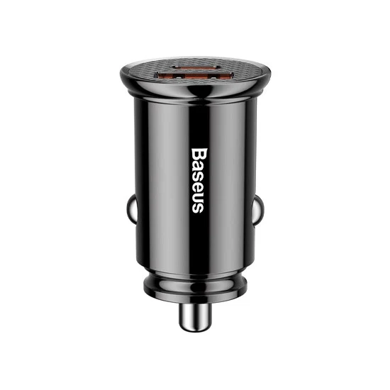Baseus Circular Metal A+C 30W PPS Car Charger CCALL-BS01 Black