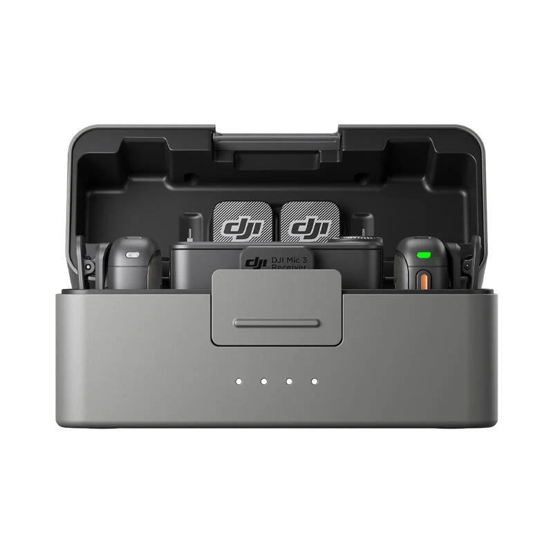 DJI Mic 3 2 TX plus 1 RX plus Charging Case Grey