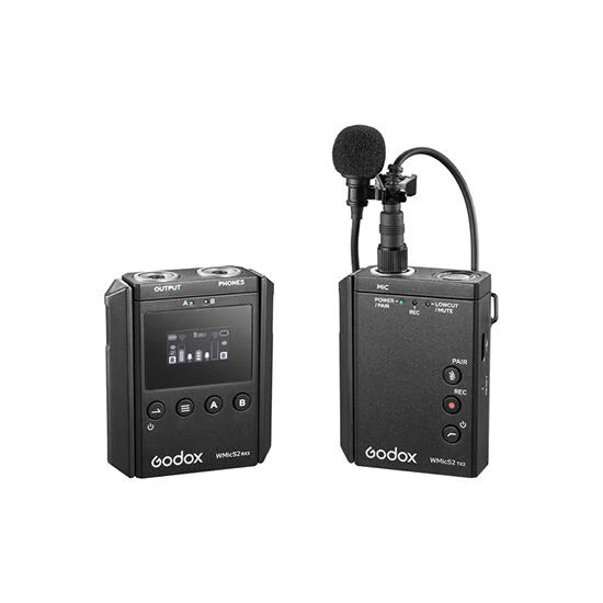 Godox UHF Wireless Microphone System WMicS2 Kit 1 Black