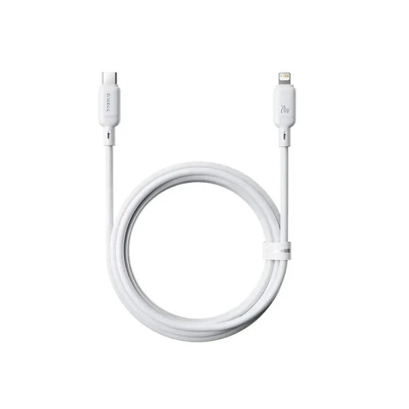 Baseus Silky Series Fast Charging Cable Type-C to iP 20W 2m P10377700213-01 Moon White