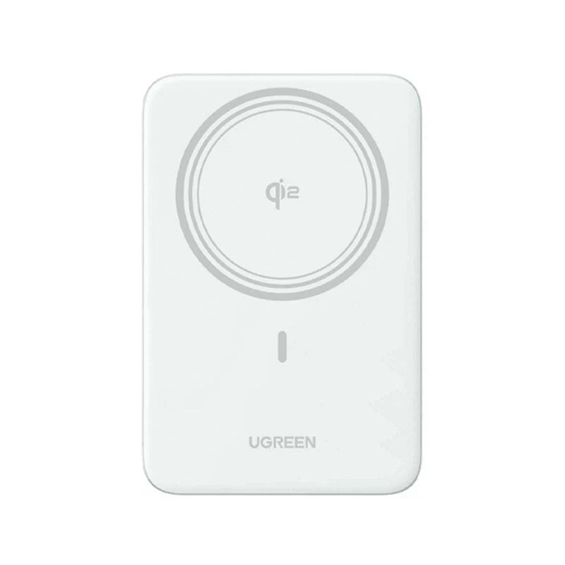 Ugreen 5000mAh Type-C Magnetic Wireless Power Bank 95931B White