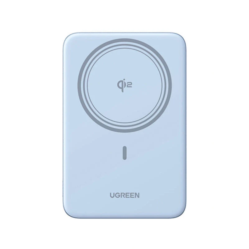 Ugreen 5000mAh Type-C Magnetic Wireless Power Bank 65840B Light BLue