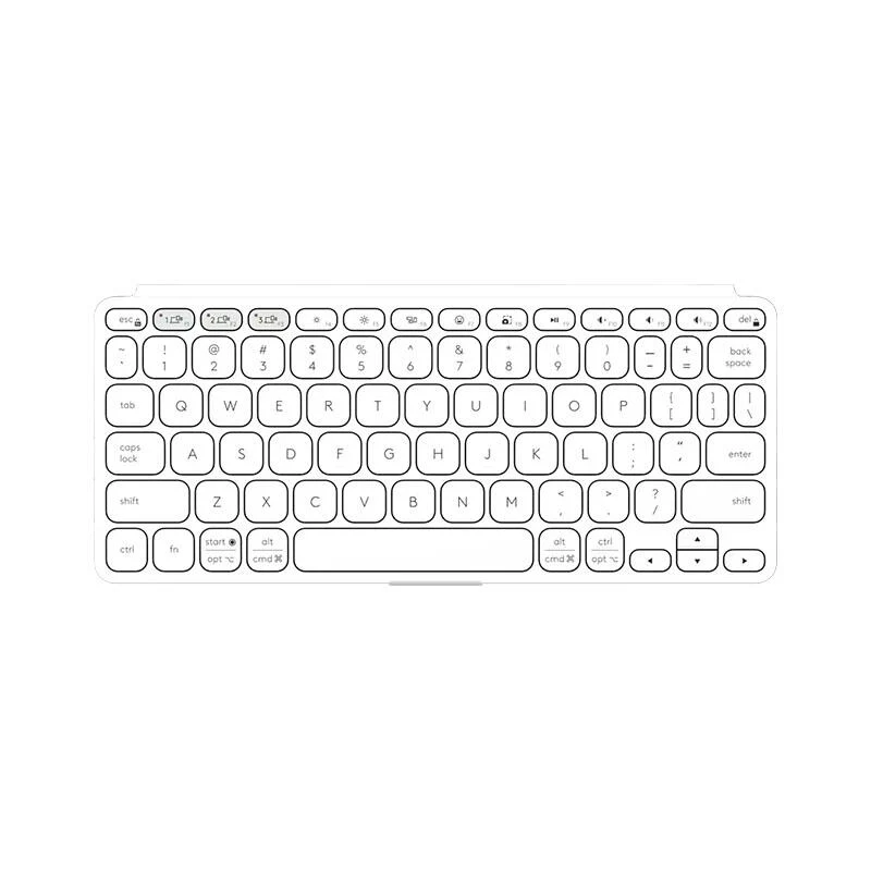 Logitech Keys To Go 2 Bluetooth Keyboard L920-012985 Pale Grey