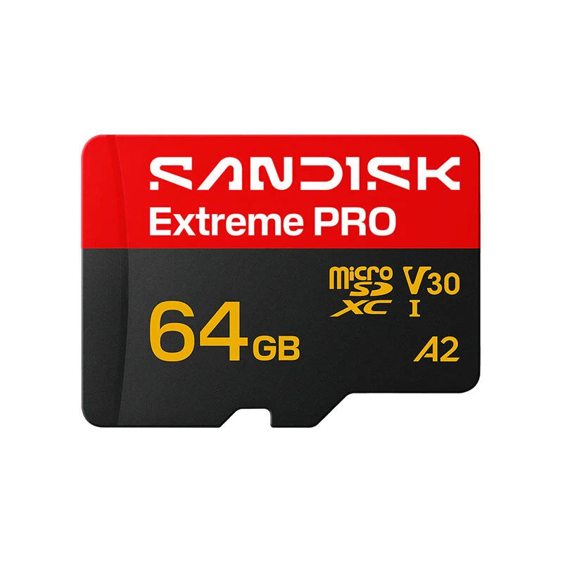 SanDisk 64GB Extreme Pro MicroSD/XC UHS-I Card Up to 200MB/s V30 SDSQXCU-064G-GS6MA