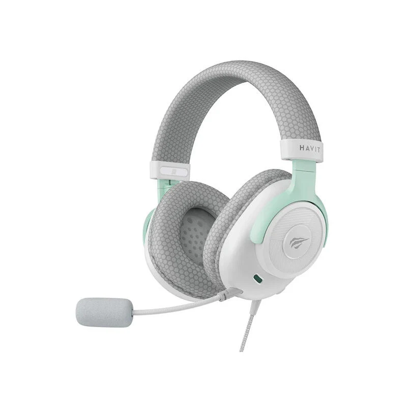 Havit H2230E Gaming Headset White/Cyan