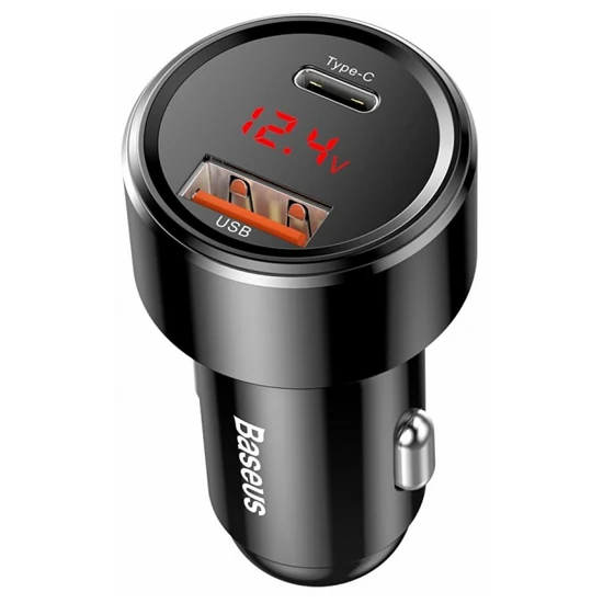 Baseus Magic Series PPS Digital Display Car Charger CCMLC20C-01 Black