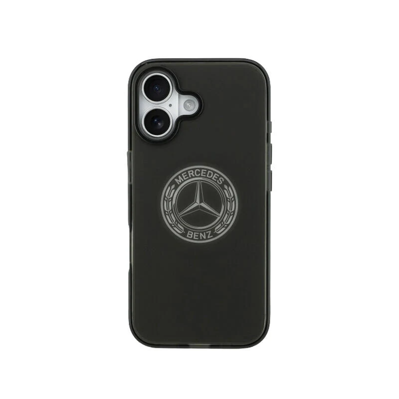 Mercedes-Benz Hc Magsafe Pc/Tpu Frosted W/ Vintage Logo Iphone 17 MEHMP17S25HTVILK Black