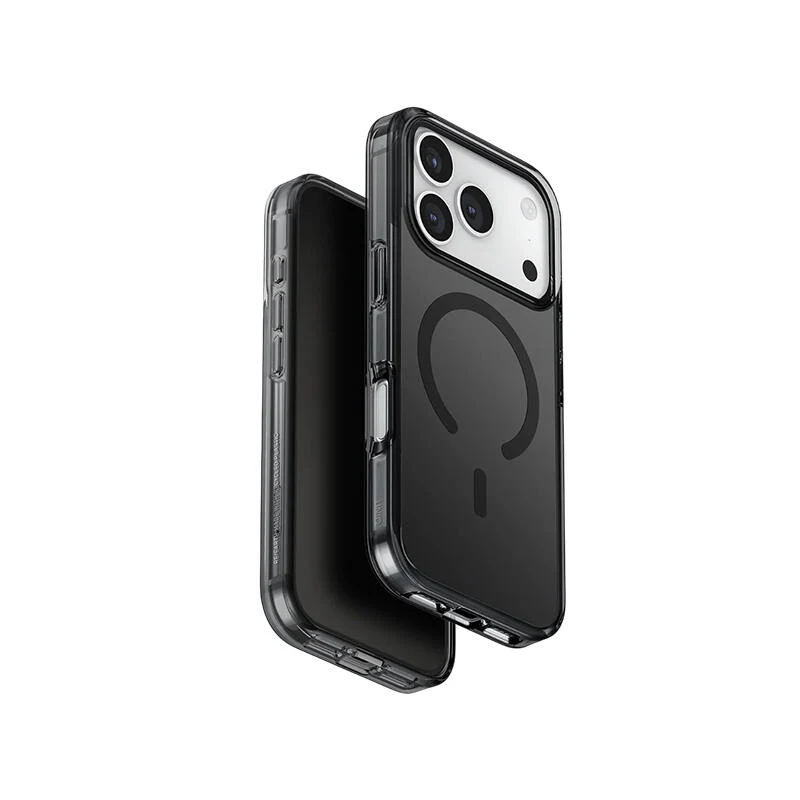 Uniq Hybrid Magclick Charging Clario Apple iPhone 17 Pro Smoke