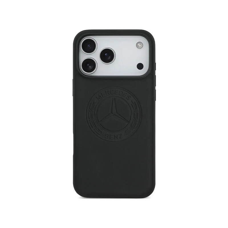 Mercedes-Benz HC Magsafe Leather Vintage Logo Iphone 17 Pro Max MEHMP17X25RICVLK Black