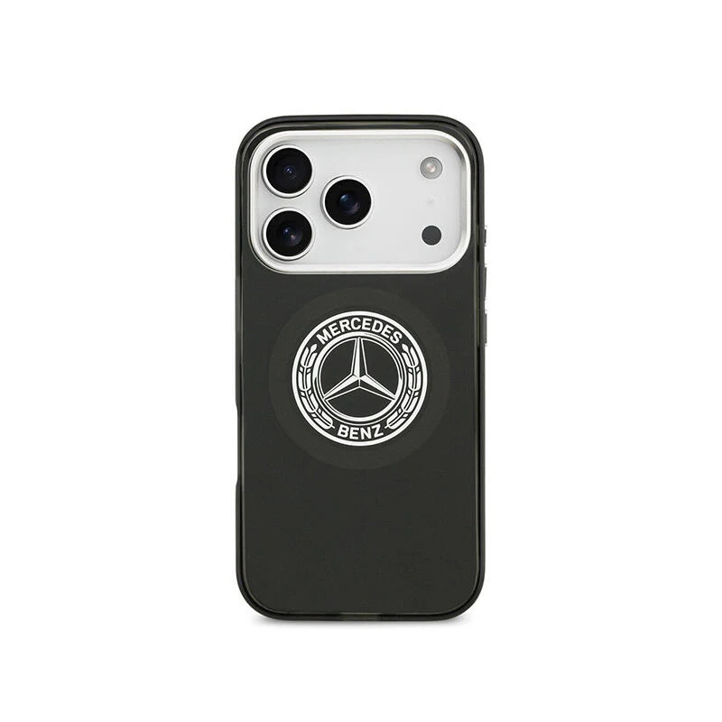 Mercedes-Benz HC Magsafe Lea HC Magsafe TPU Double Layer Vintage Logo Iphone 17 Pro MEHMP17L25HVINLK Black