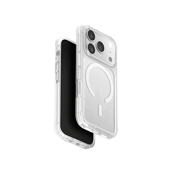 Uniq Hybrid Magclick Charging Combat Apple iPhone 17 Pro Blanc White