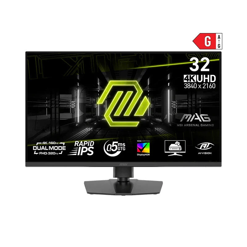 MSI Gaming Monitor 32 MAG 322URDF E16 9S6-3DD89T-012 Black
