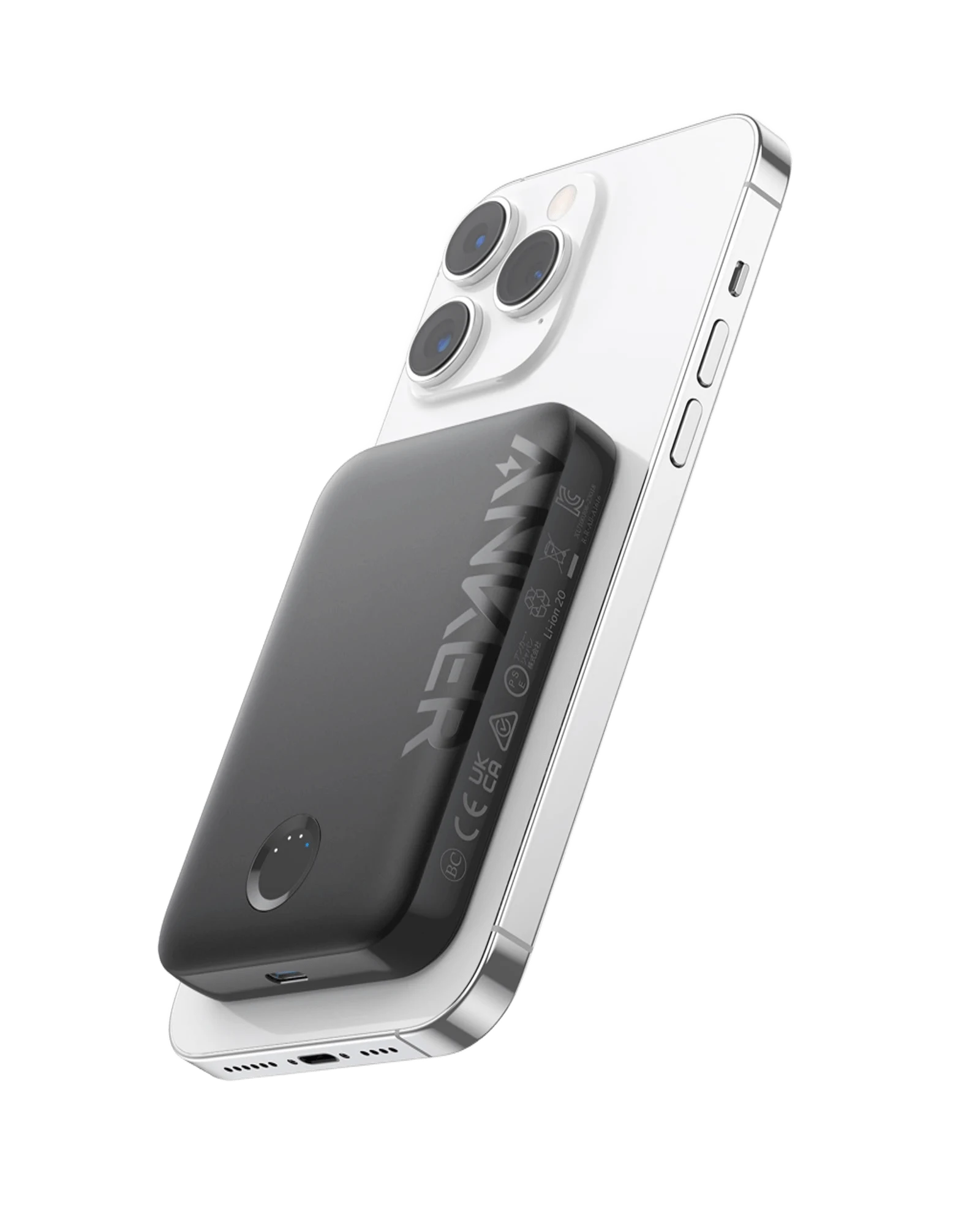 Anker 321 5000mah MagGo power bank White&Black