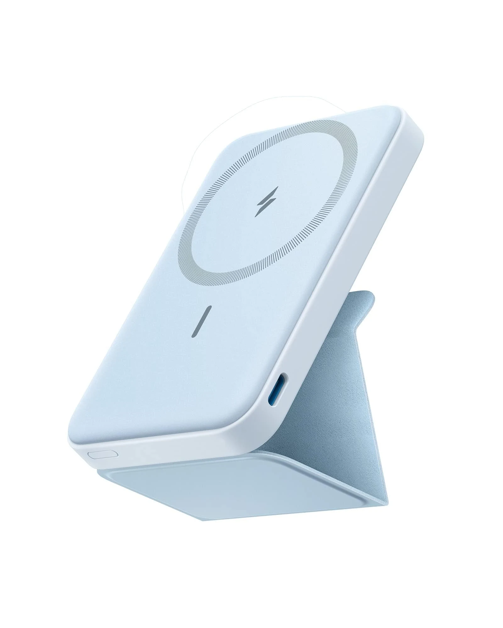 Anker 622 Magnetic Battery (MagGo)  Magnetic Wireless Charging Power Bank Interstellar Gray&White