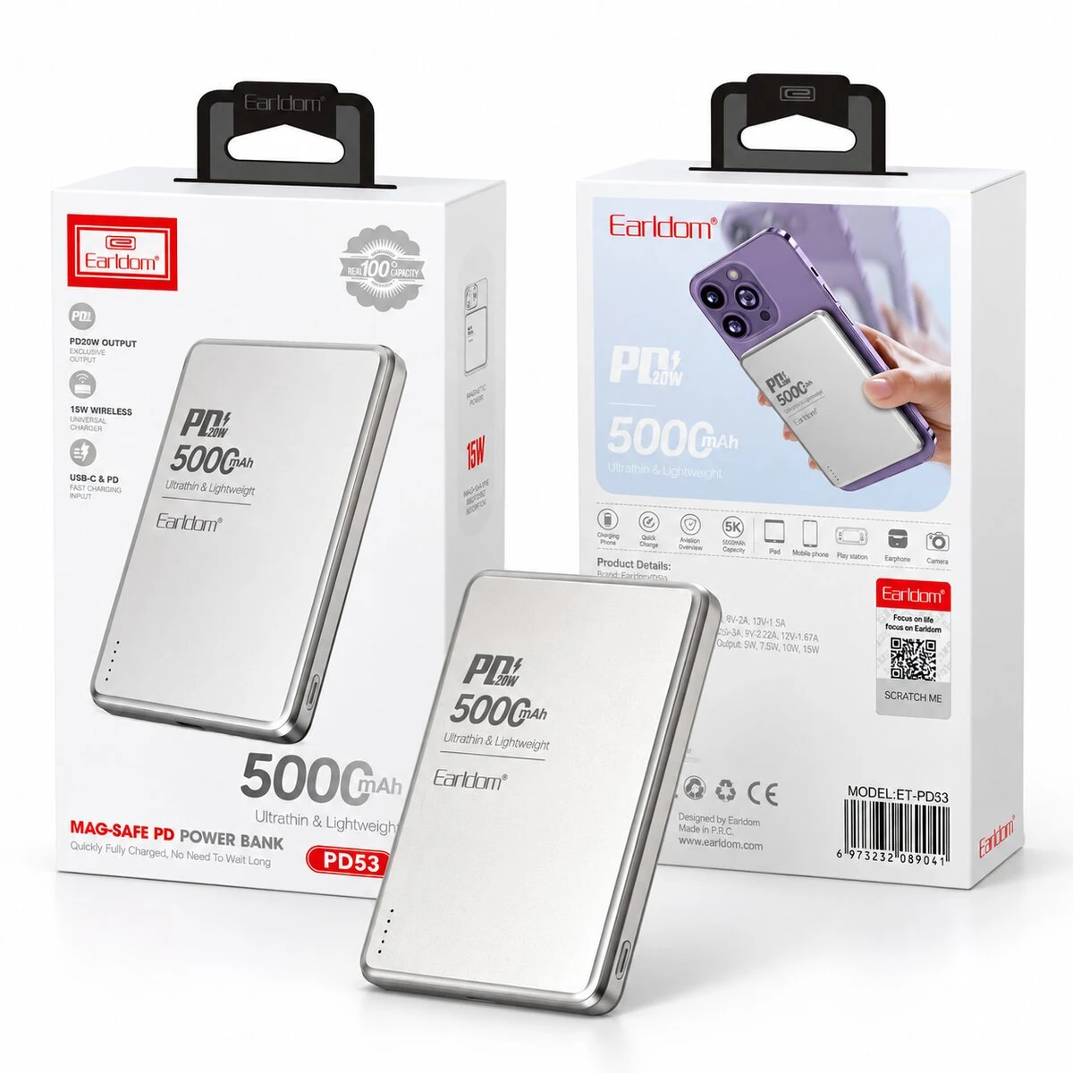 Earldom Magsafe PD Power Bank PD53