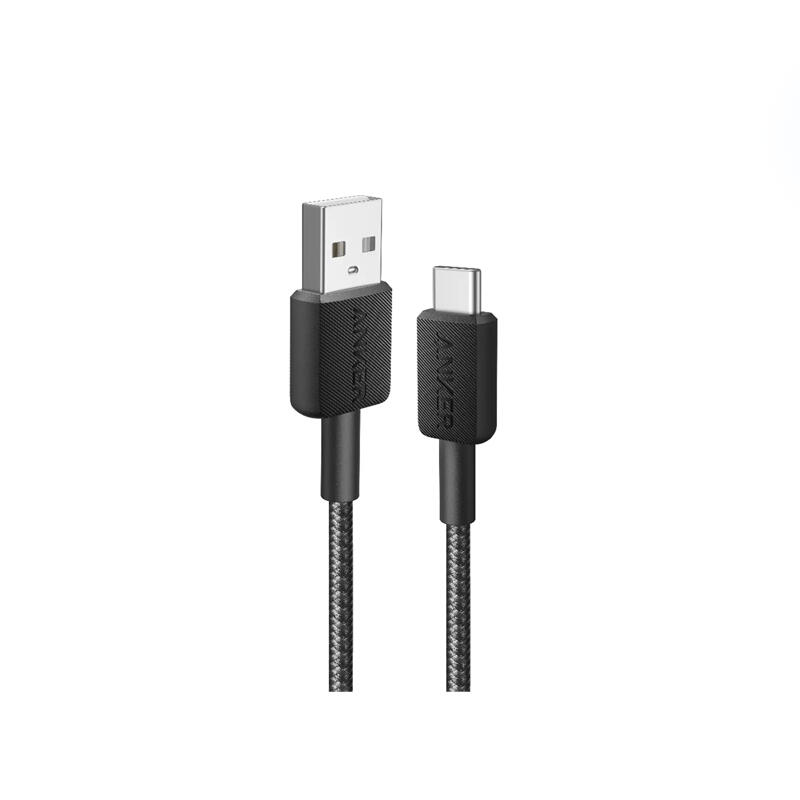 Anker 322 USB-A to USB-C 1.8m Cable A81H6H11 Black