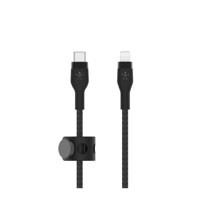 Belkin Boostcharge PRO Flex USB-c to Lightning 1M CAA011bt1MBK Black
