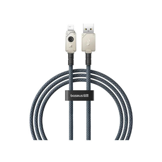 Baseus Unbreakable Series Fast Charging Data Cable USB to IP 2.4A 1m P10355802221-00 Stellar White