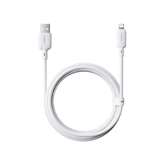 Baseus Silky Series Fast Charging Cable USB to Lightning 2.4A 2m P10377702213-01 Moon White