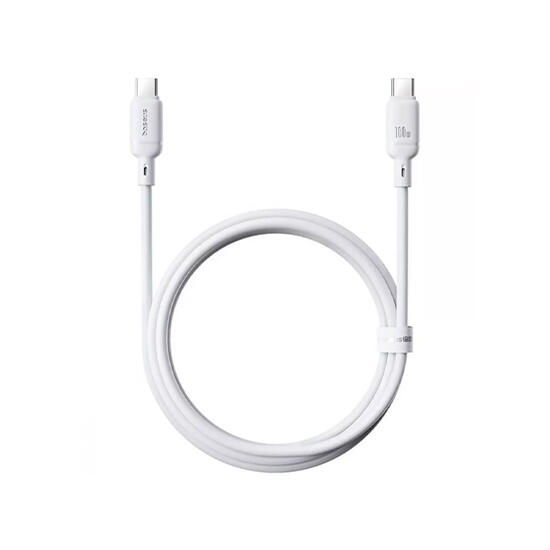 Baseus Silky Series Fast Charging Cable Type-C to Type-C 100W 1m P10377704213-00 Moon White